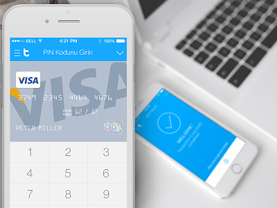 Tivlo payment system - transaction screen app design ios iphone minimal payments ui ux visa white