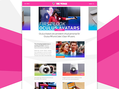 The Verge.com concept - Videos