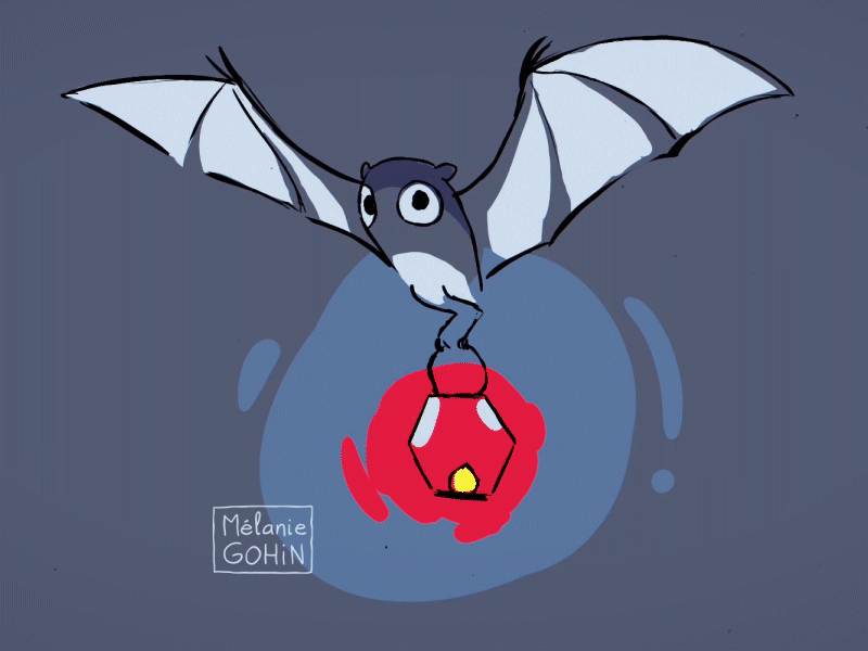 Happy halloween 2021 2d animal animation bat cute halloween