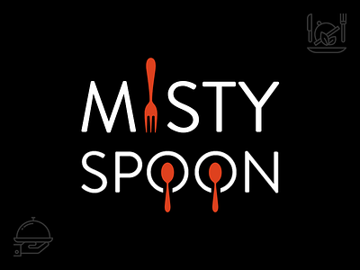 Logo design for Misty Spoon adobe illustrator cc adobe photoshop cc branding graphic design logo logo design ui vector