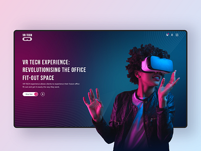 VR Tech - E-Commerce Website Design Concept