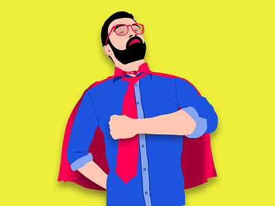 Super Hero Character Design adobe illustrator cc graphic design illustration