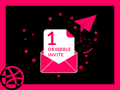 Dribbble Invite adobe illustrator cc adobe photoshop cc design graphic design illustration vector