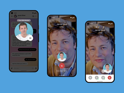 Telegram Calls animation app audio call calls chat design interaction messaging messenger mobile prototype social telegram ui video