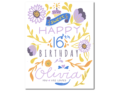 Birthday Card illustration illustration design illustration digital procreate