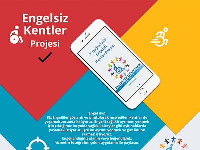 EngelSİZ Kentler Projesi application design disabled people handicap ios project social responsibility