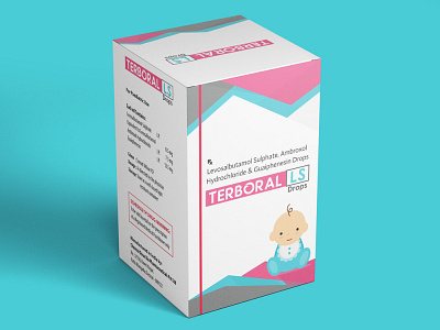 Terboral LS cartoon character drops package design package package design packaging pharma designs pharmaceuticals vector art