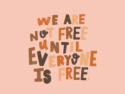 WE ARE NOT FREE