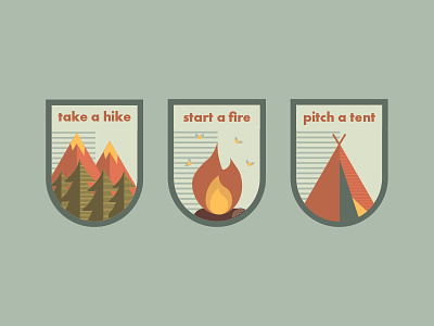 Patches adventure badge camping emblem flat flat icon flat illustration icon outdoors patch patches