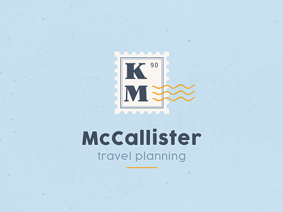 McCallister's Travel Planning Logo christmas holiday icon illustration logo modern type typography vacation vintage winter