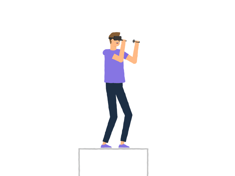 Virtual Reality Game by Evan Usem on Dribbble