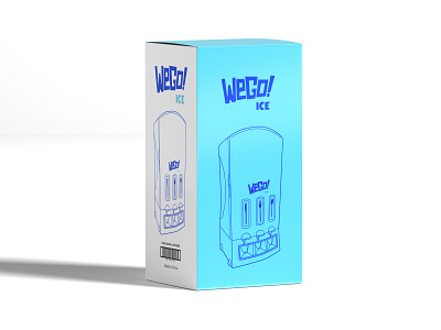 WeGo! Ice Trio Box Design packaging packaging design restaurant restaurant supply vending machine