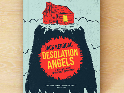 Desolation Angels Book Cover beat generation book cover cabin cabin in the woods jack kerouac mountain