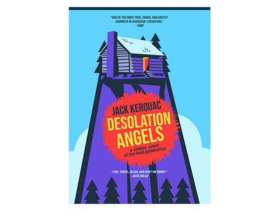 Desolation Angels beat generation book art book cover book covers jack kerouac nature