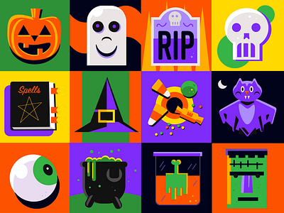 Halloween Tiles