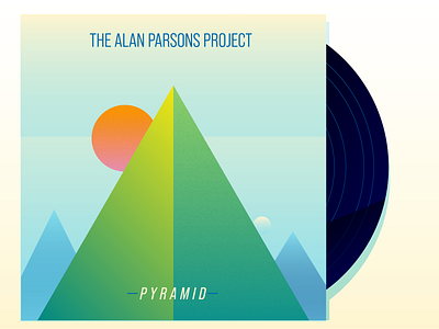 The Alan Parsons Project - Pyramid album art progressive rock record art vinyl