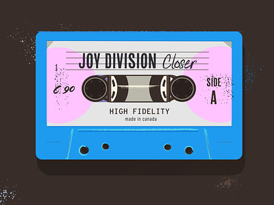 Old Tape (Joy Division - Closer) 1980s cassette tape old tech vintage