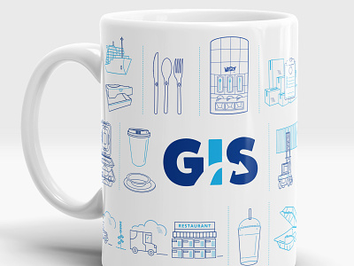 Global Import Solutions Coffee Mug coffee mug forklift hot cup merch design restaurant supply utensils