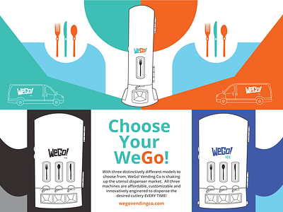WeGo! Trade Show Concept branding dispenser restaurant supply vending machine