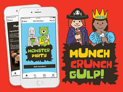 Munch Crunch Gulp App