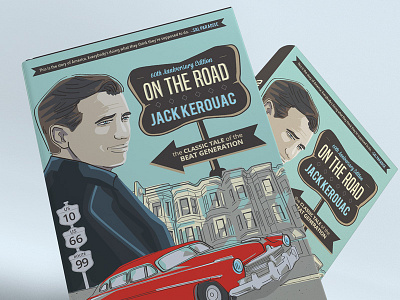 On The Road (Happy Birthday Jack Kerouac) beat generation book cover jack kerouac novel on the road san francisco