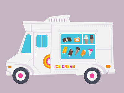 Ice Cream Truck (Yum!) ice cream truck soft serve ice cream summer twin pop