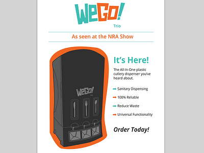 Email Graphic For WeGo Trio advertising design e mail campaign e mail graphic