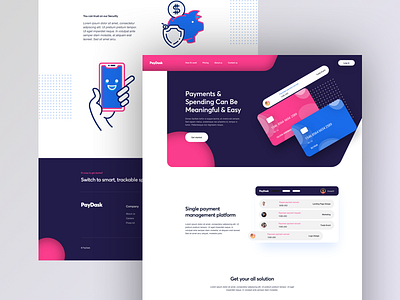 paydesk Landing page