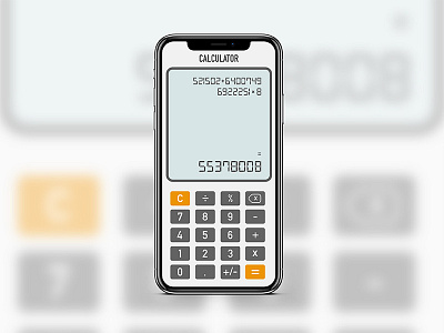 Day 004 : Calculator - Daily UI challenge