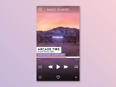 Day 009 : Music Player - Daily UI challenge