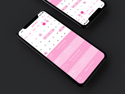 Day 038 : Calendar - Daily UI challenge calendar dailyui dailyux graphicdesign pink sketch ui userfirst userfirstagency ux