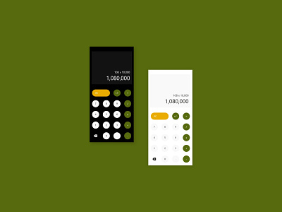 Standard Calculator UI Design #DailyUI #004