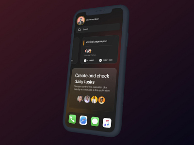 Bored at 2 in the morning. 3d darkmode design dribbble glasseffect shadows ui