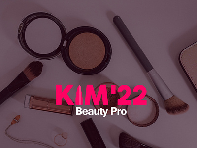 KIM22 Beauty Pro Logo Design branding design icon logo