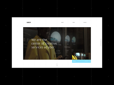 Uber Design home landing page uber ui ux website