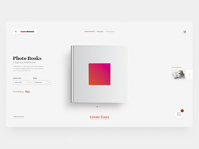 Kodak ecommerce page product site ui ux