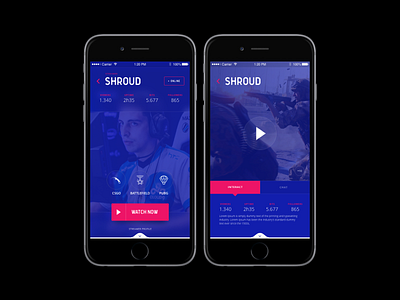 Stream APP design interaction livestream mobile mobile app player product profile stream streaming streaming app twitch ui ux