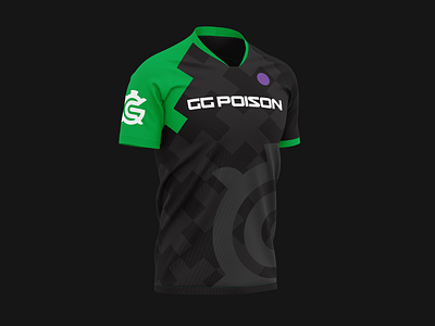 GG Poison Jersey brand branding esports games gaming jersey logo shirt team video games