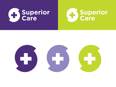 Superiorcare 03 brand branding care doctor elderly healthy heath logo nurse nursing superior