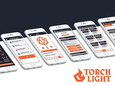 Torchlight blackletter branding dragons dungeons fire light logo torch torchlight ui uiux ux