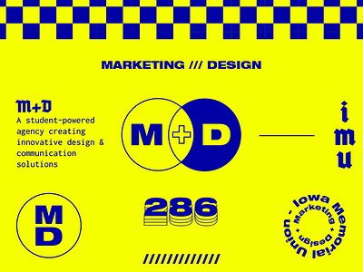 M+D assets brand branding design imu iowa marketing memorial union