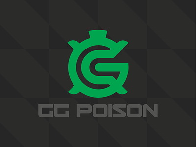 GG Poison Logo branding esport esports gaming logo pattern professional typography video game
