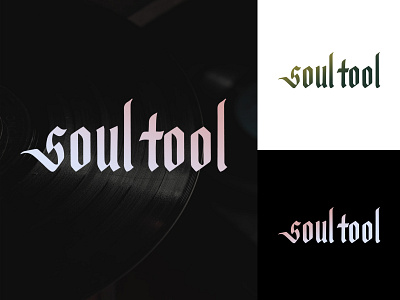 Soul Tool - logo for hang makers calligraphy gothic lettering logo logocreator logodesign logotype typism