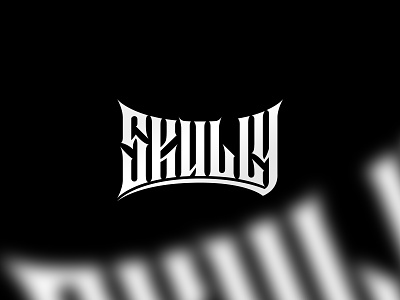 Logo for photographer "Skully" calligraphylogo chicano lettering letteringlogo lettermark logodesign logos каллиграфия леттеринг лого логотип