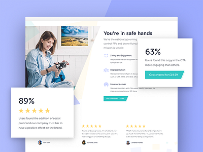 Membership landing page