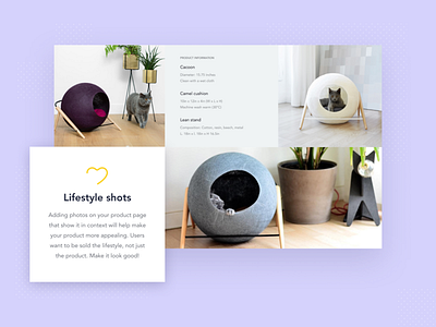 Product page details - meow