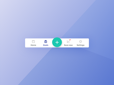 Icon navigation – mobile app