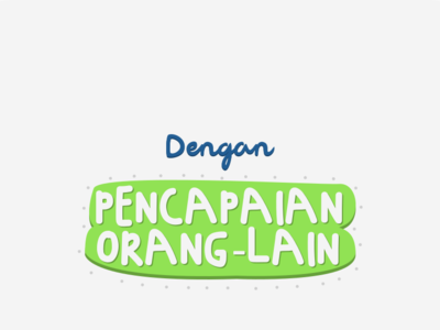 Dengan pencapaian orang lain