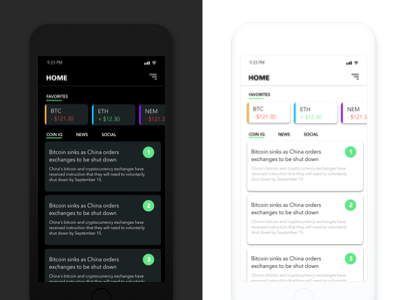 Cointelligent Light + Dark Mockups