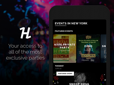 Hype - iOS Nightlife App